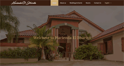 Desktop Screenshot of haciendaeljibarito.com